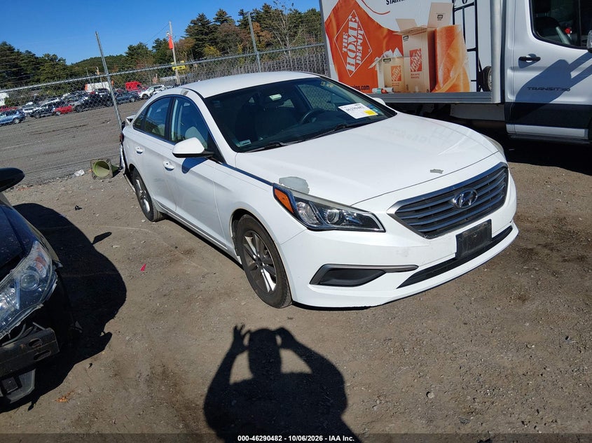 Vin: 5npe24af0hh552154, lot: 46790645, hyundai sonata se 20171