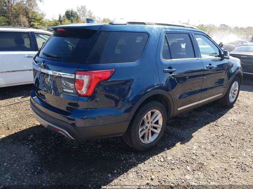 Vin: 1fm5k7dh7hgb86692, lot: 46790648, ford explorer xlt 20174
