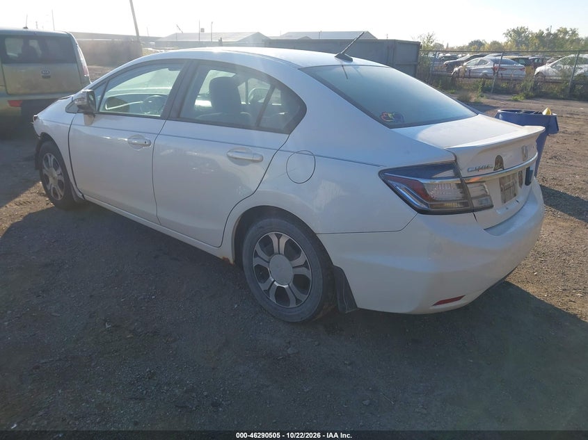 Vin: 19xfb4f25de001971, lot: 46790668, honda civic hybrid 20133