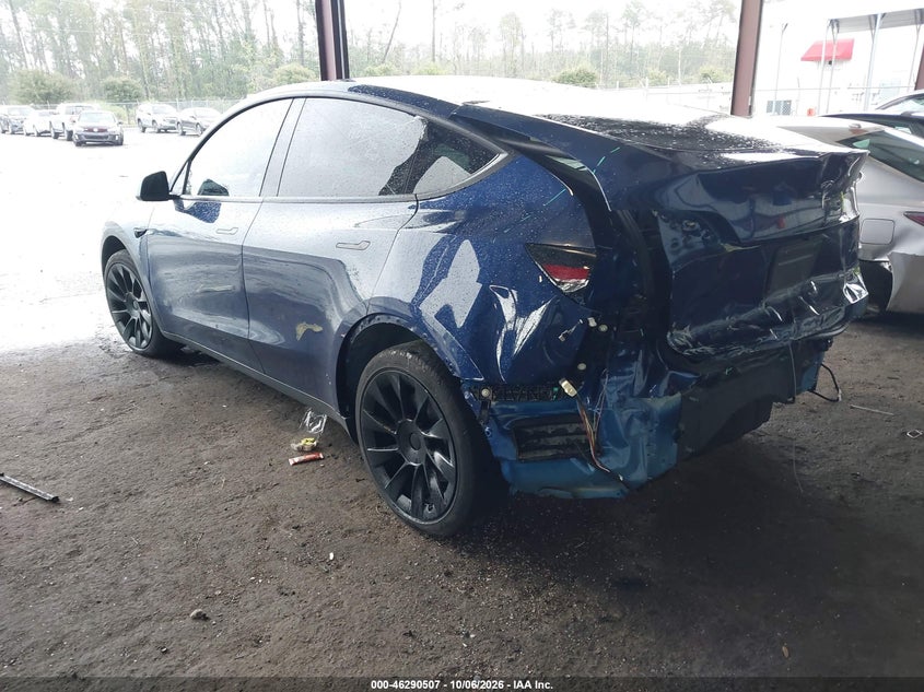 TESLA MODEL Y 2022 VIN 7SAYGDEE2NF458676