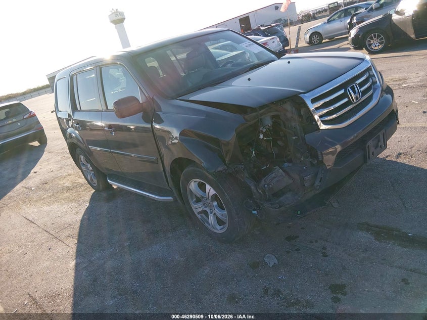 Vin: 5fnyf4h52db005104, lot: 46790672, honda pilot ex-l 20131