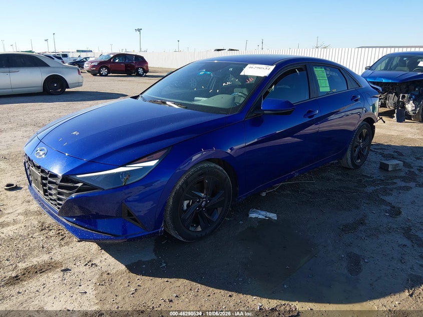 Vin: kmhlm4agxpu447714, lot: 46790697, hyundai elantra sel 20232