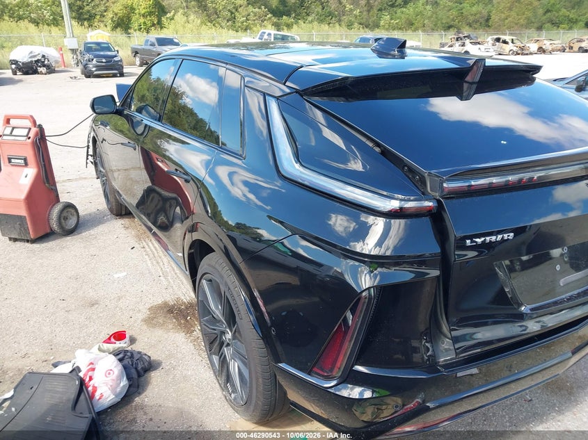 Vin: 1gykpyrl6sz302966, lot: 46790706, cadillac lyriq sport 3 rwd 20253