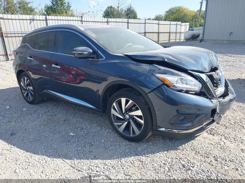 Vin: 5n1az2mg5fn267834, lot: 46790726, nissan murano platinum 2015 img_1