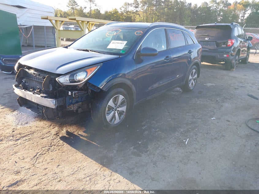 Vin: kndcb3lc0h5065069, lot: 46790747, kia niro lx 20172