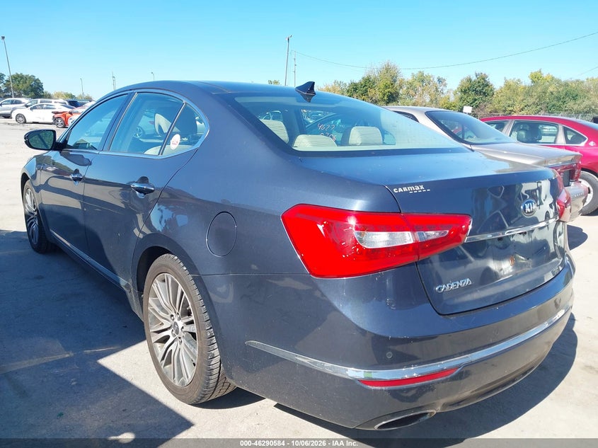 Vin: knaln4d7xe5141727, lot: 46790749, kia cadenza premium 20143
