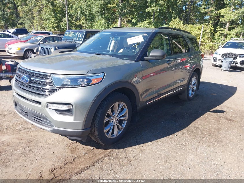 Vin: 1fmsk8dh1lgc40747, lot: 46790760, ford explorer xlt 20202