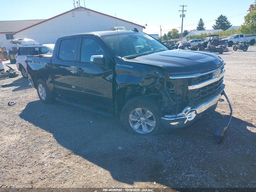 Vin: 1gcudded3pz314028, lot: 46790761, chevrolet silverado 1500 4wd  standard bed lt 2023 img_1