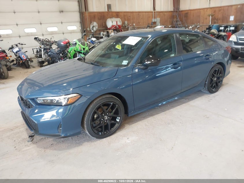Vin: 2hgfe4f8xsh339140, lot: 46790785, honda civic hybrid sport/sport touring 20252