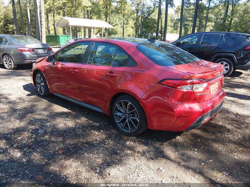 Vin: 5yfs4mcexmp077742, lot: 46790791, toyota corolla se 20213