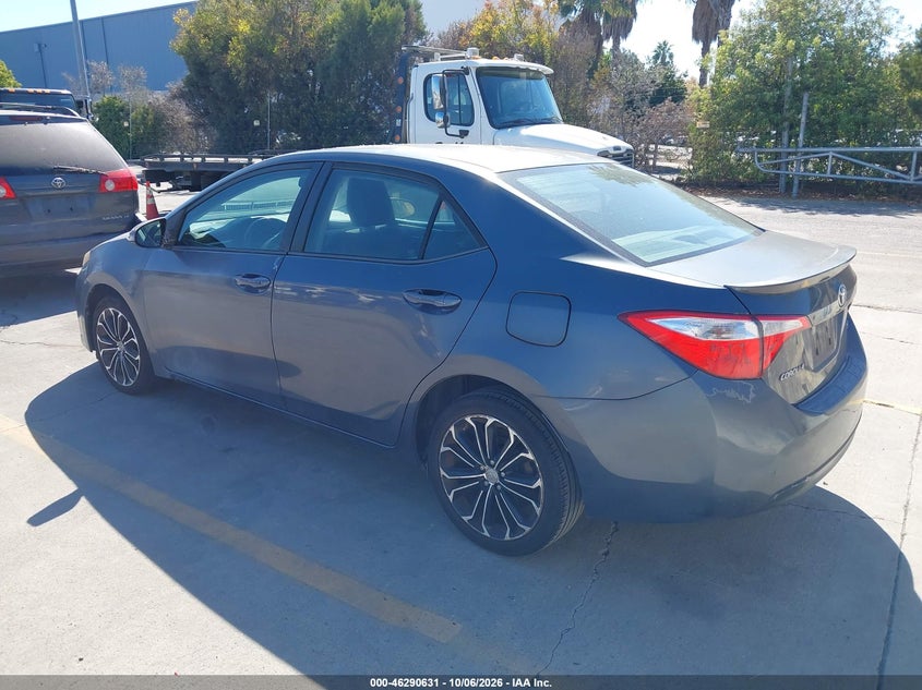 Vin: 5yfburhe8ep124502, lot: 46790794, toyota corolla s plus 20143