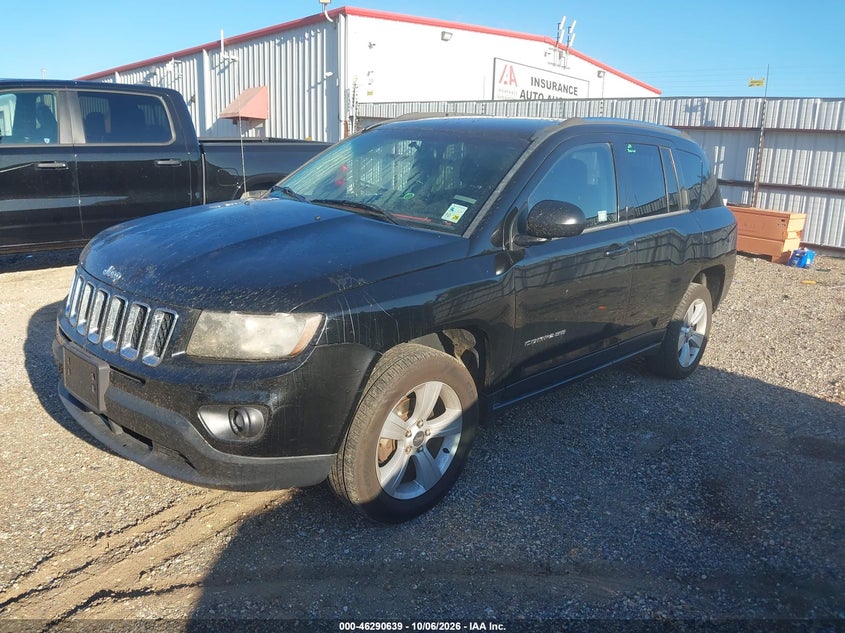 Vin: 1c4njdbb3ed800378, lot: 46790802, jeep compass sport 20142