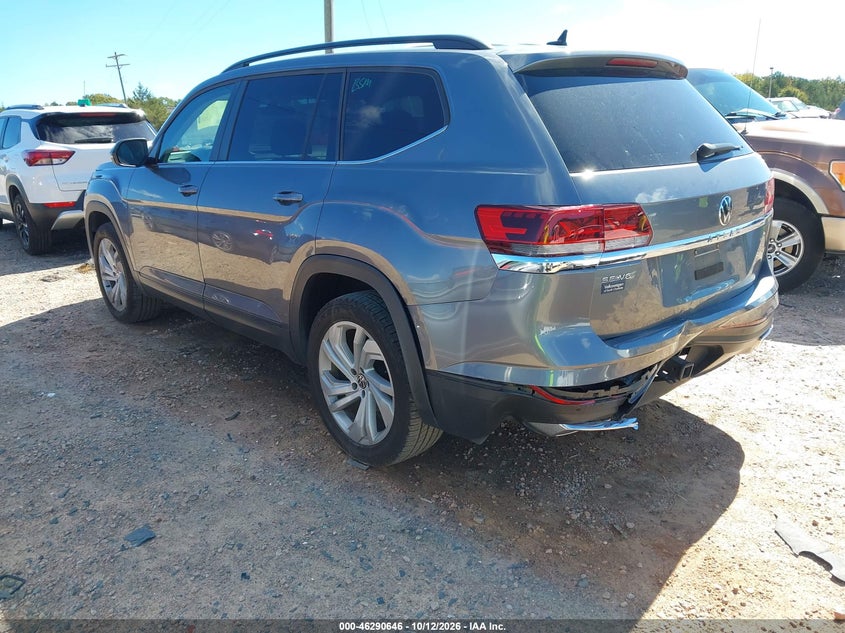 Vin: 1v2jr2ca8pc506967, lot: 46790809, volkswagen atlas 3.6l v6 se w/technology 20233