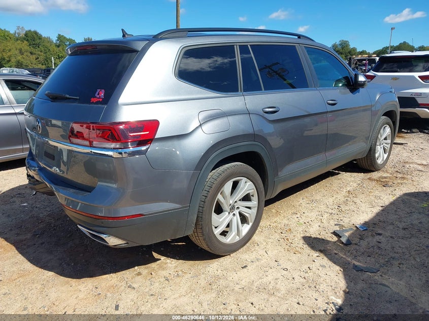 Vin: 1v2jr2ca8pc506967, lot: 46790809, volkswagen atlas 3.6l v6 se w/technology 20234
