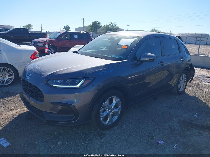 Vin: 3czrz1h34sm749220, lot: 46790810, honda hr-v 2wd lx 20252