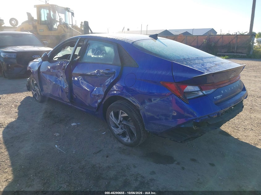 Vin: kmhlm4dg8su064200, lot: 46790818, hyundai elantra sel sport 20253