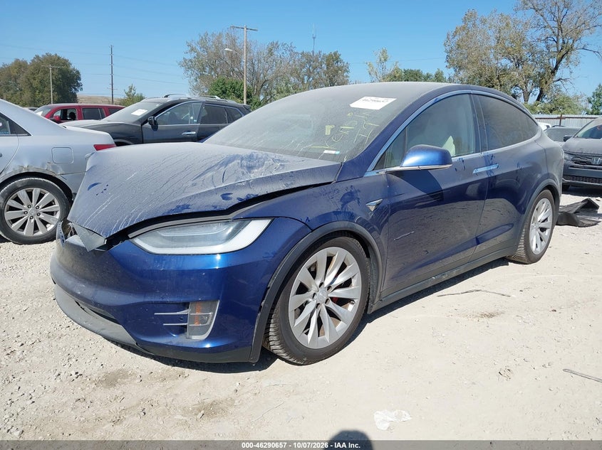 Vin: 5yjxcae45kf195931, lot: 46790820, tesla model x p100d/performance 20192