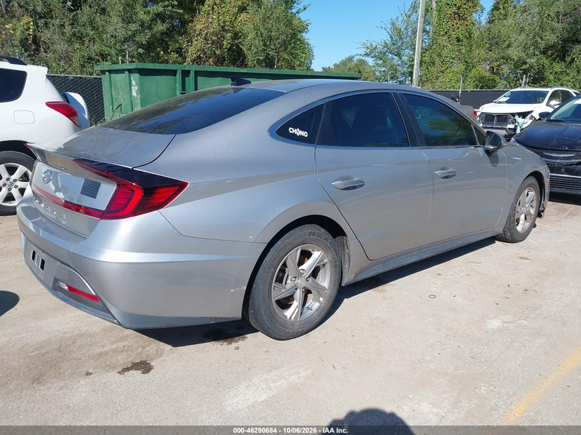 Vin: 5npeg4ja8lh050846, lot: 46790847, hyundai sonata se 20204