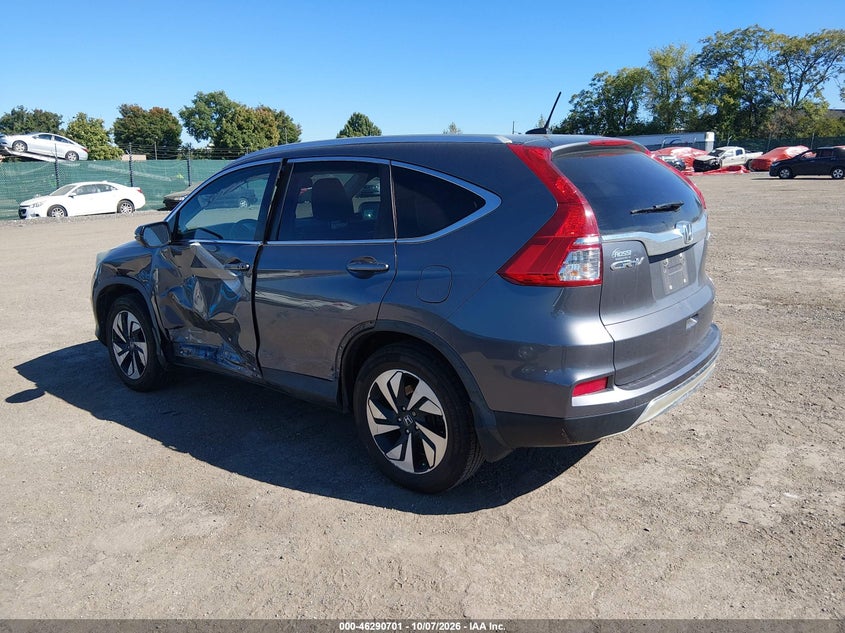 Vin: 5j6rm4h98gl071746, lot: 46790864, honda cr-v touring 20163