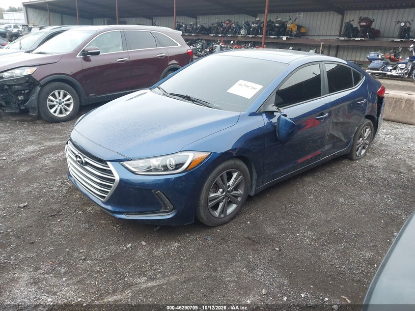 2017 Hyundai Elantra Value Edition, Left Side, IAAI, VIN 5NPD84LF2HH168707 — photo 2