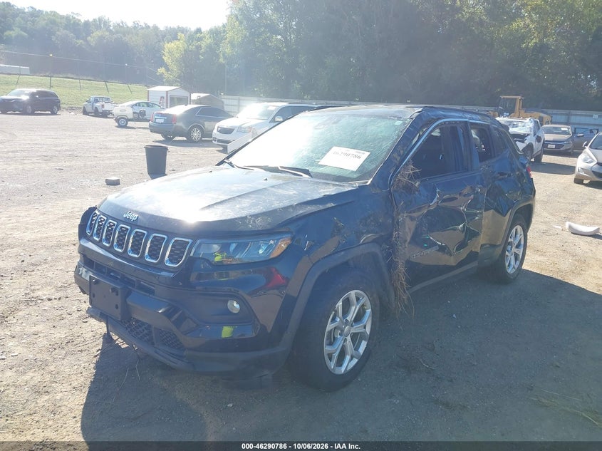 Vin: 3c4njdbn5rt117186, lot: 46790949, jeep compass latitude 4x4 20242