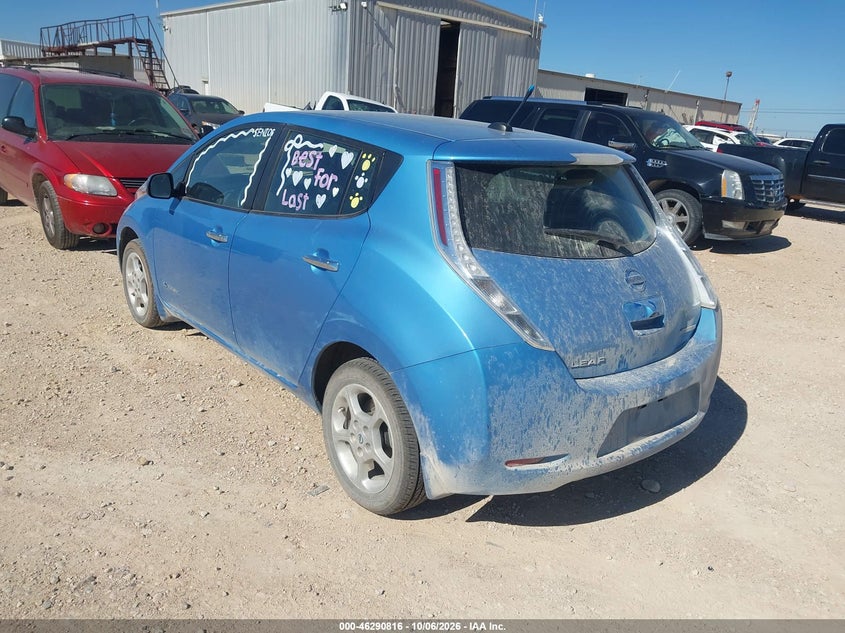 Vin: 1n4az0cp9dc412060, lot: 46790979, nissan leaf sv 20133
