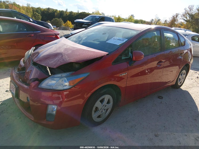 Vin: jtdkn3du4b0310602, lot: 46790998, toyota prius four 20112