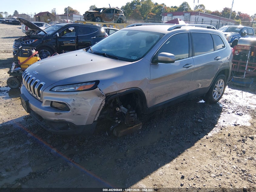 Vin: 1c4pjmlx4jd570105, lot: 46791012, jeep cherokee latitude plus 4x4 20182