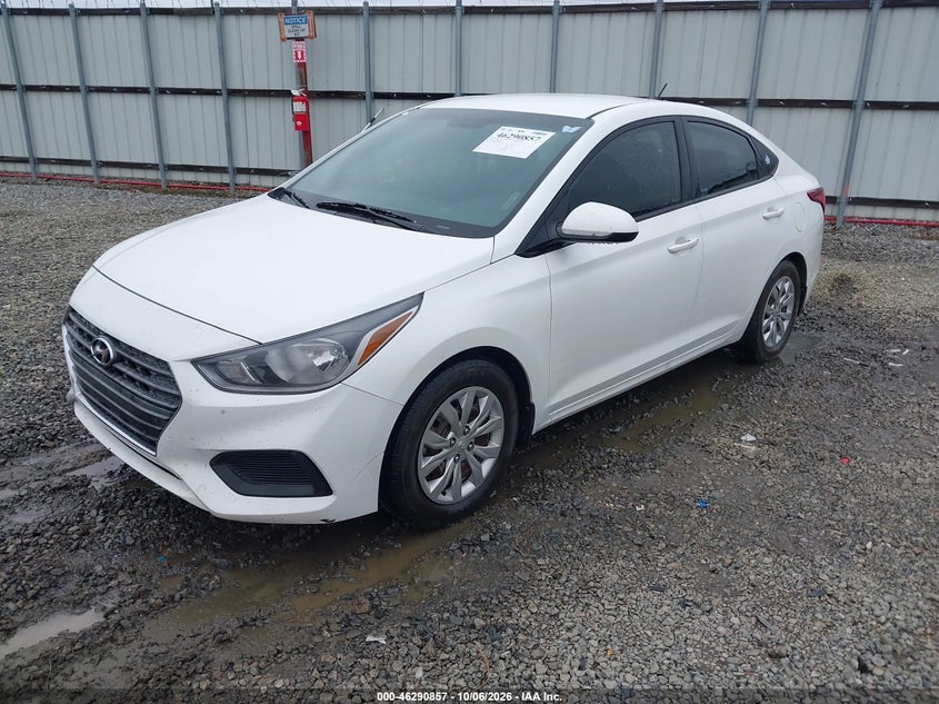 Vin: 3kpc24a32je022307, lot: 46791020, hyundai accent se 20182