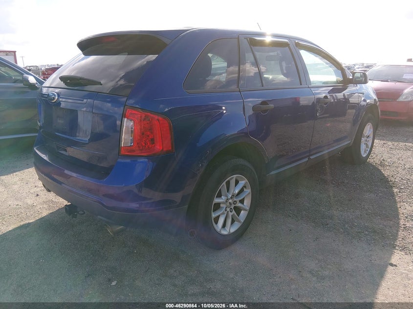 Vin: 2fmdk3gc5dbe10869, lot: 46791027, ford edge se 20134