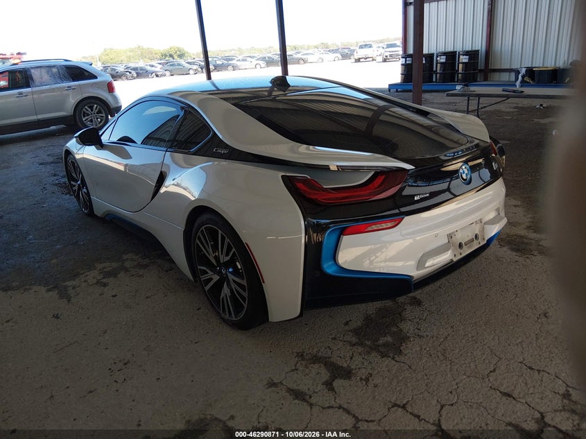 Vin: wby2z2c5xgv675903, lot: 46791034, bmw i8 20163