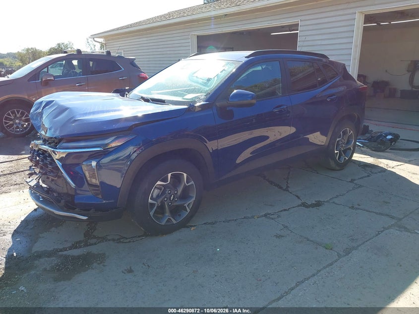 Vin: kl77lhe2xrc043798, lot: 46791035, chevrolet trax fwd lt 20242