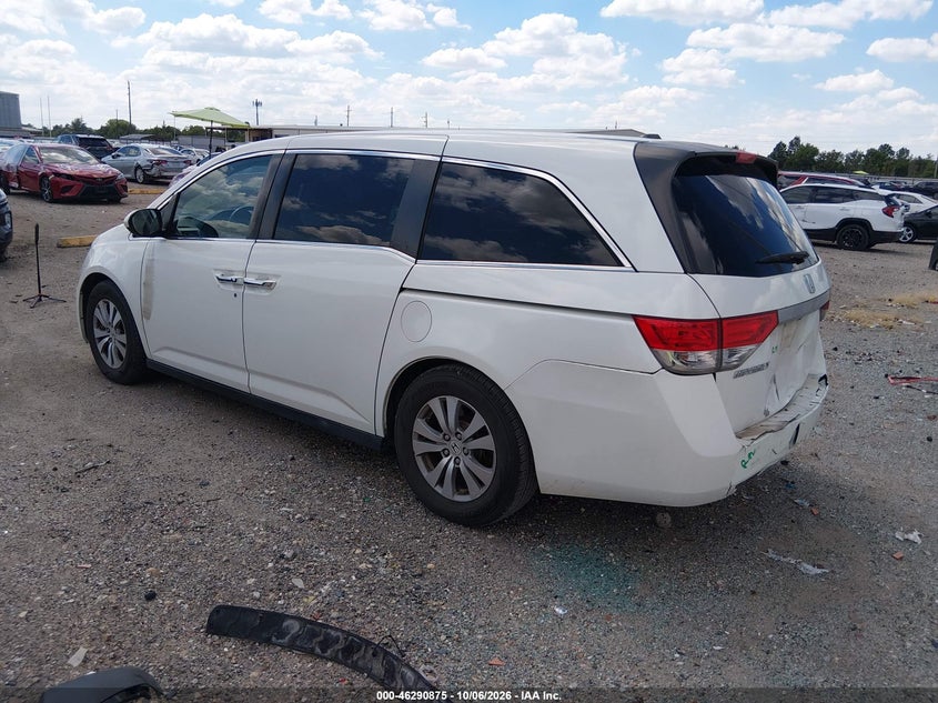 Vin: 5fnrl5h60gb037095, lot: 46791038, honda odyssey ex-l 20163