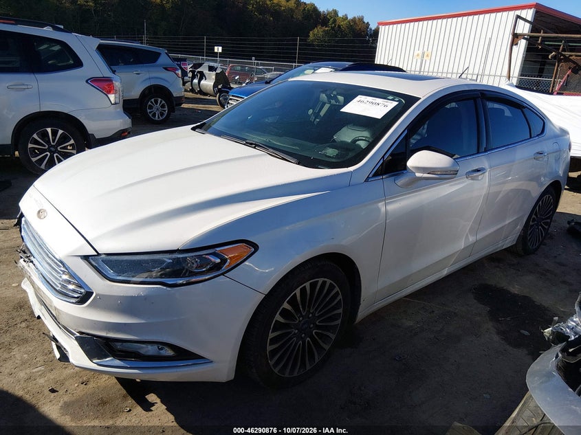 Vin: 3fa6p0t98hr160385, lot: 46791040, ford fusion se 20172