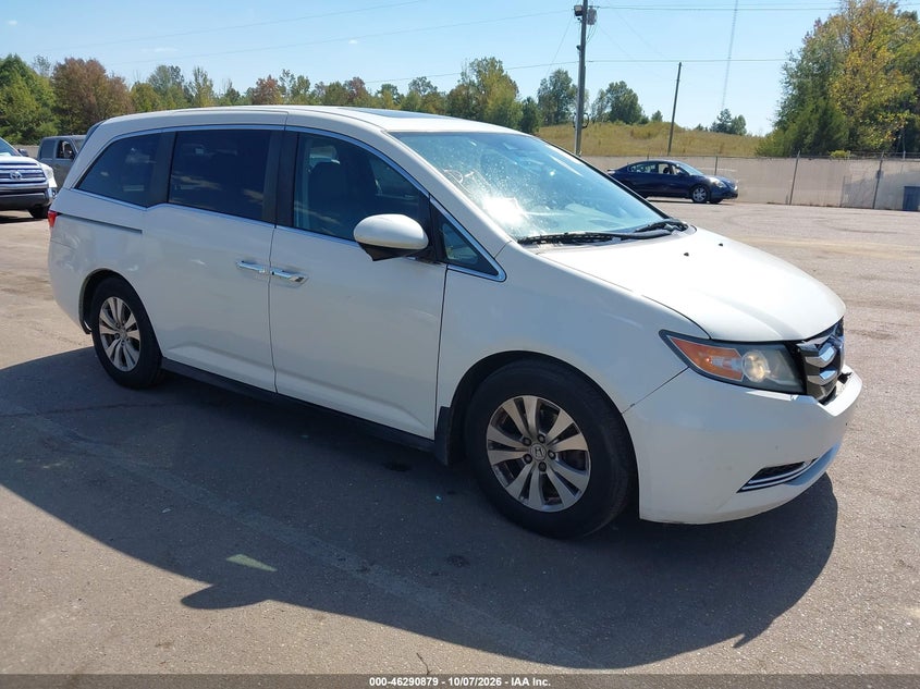 Vin: 5fnrl5h69fb042956, lot: 46791042, honda odyssey ex-l 20151