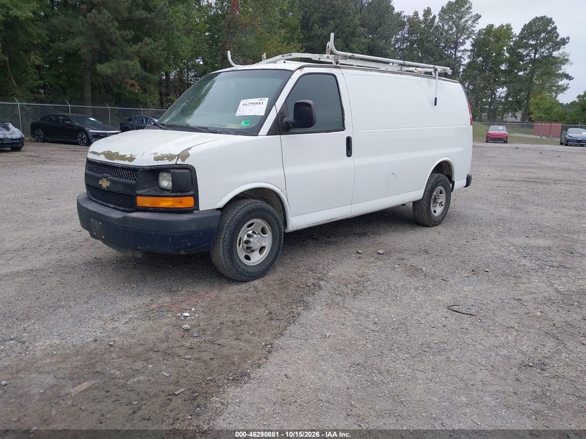 CHEVROLET EXPRESS 2500 2013 VIN 1GCWGFBAXD1133105