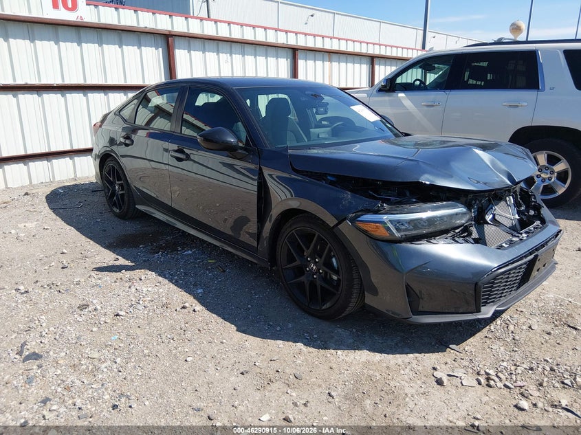 2026 Honda Civic Sport, Перёд, IAAI, VIN 2HGFE2F59TH560160