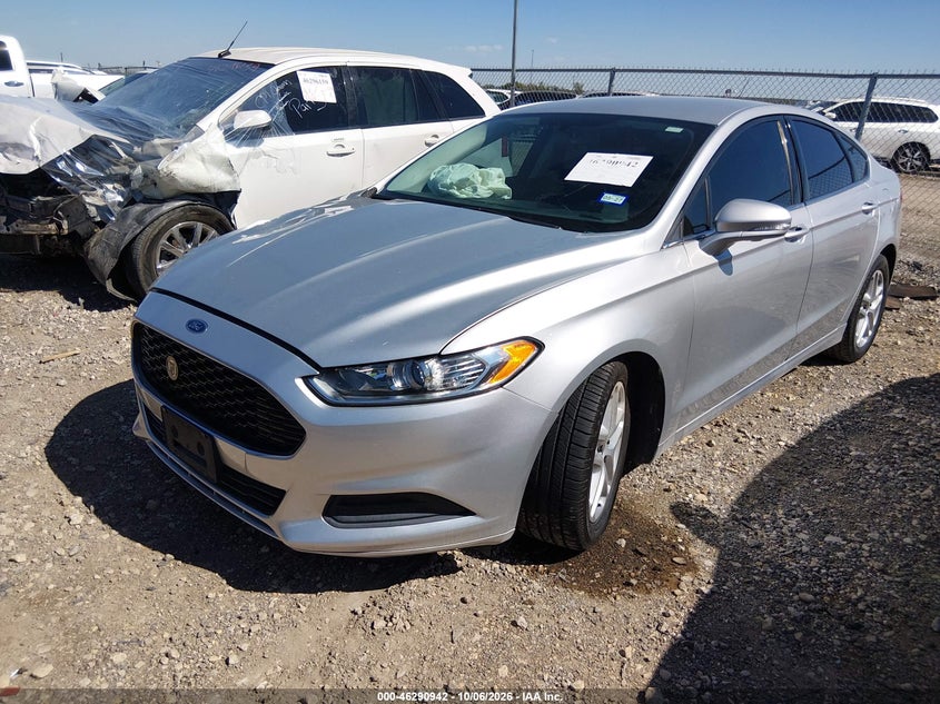 Vin: 1fa6p0h72e5393183, lot: 46791105, ford fusion se 20142