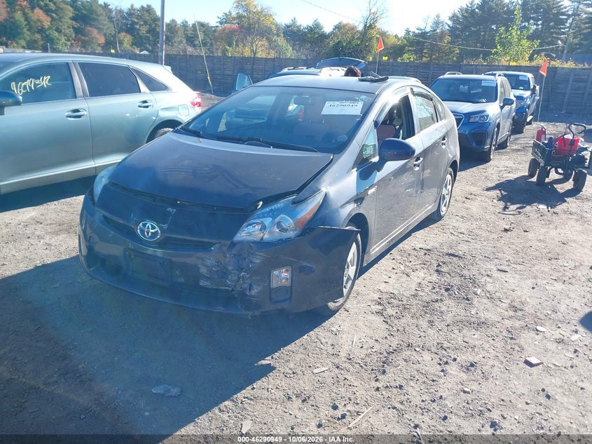 Vin: jtdkn3du0b0321077, lot: 46791112, toyota prius two 20112