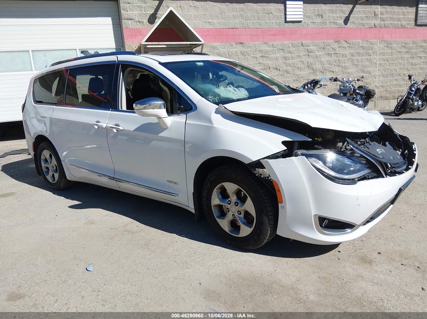 Vin: 2c4rc1n79hr789079, lot: 46791123, chrysler pacifica hybrid platinum 20171