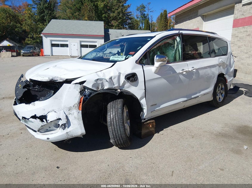 Vin: 2c4rc1n79hr789079, lot: 46791123, chrysler pacifica hybrid platinum 20172