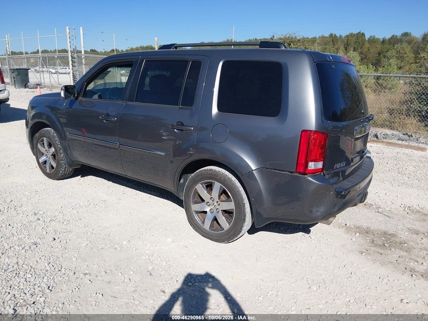 Vin: 5fnyf3h90cb021829, lot: 46791128, honda pilot touring 20123