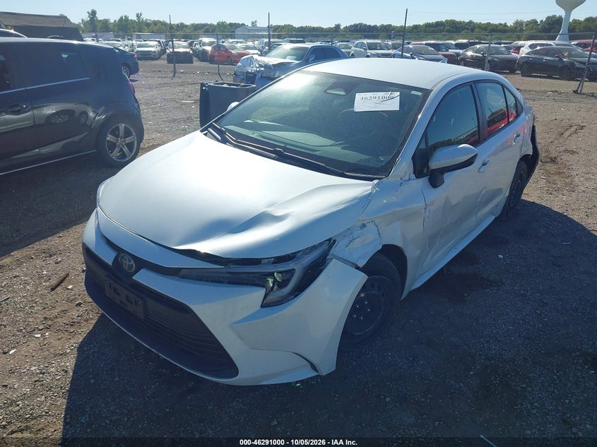 Vin: jtdbdmhe5p3001464, lot: 46791163, toyota corolla hybrid le 20232