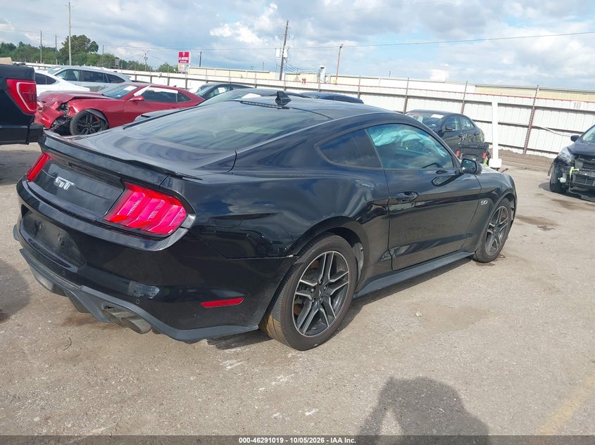 Vin: 1fa6p8cf0n5145477, lot: 46791182, ford mustang gt premium fastback 20224