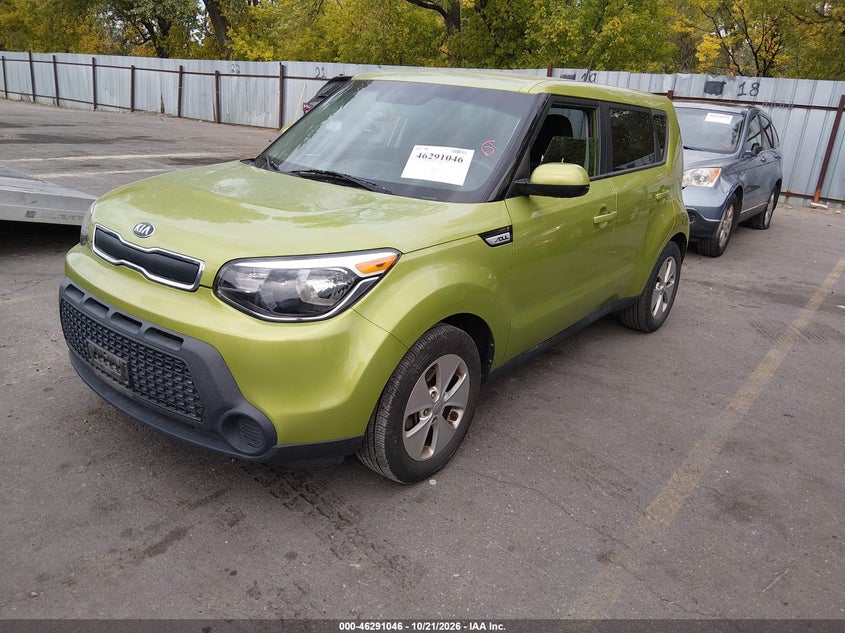 Vin: kndjn2a26g7845177, lot: 46791208, kia soul 20162
