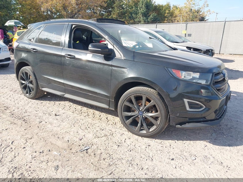 Vin: 2fmpk4ap7fbb93469, lot: 46791211, ford edge sport 20151