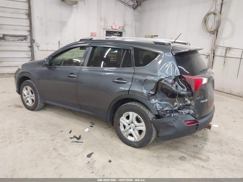 Vin: jtmbfrev4fd123172, lot: 46791223, toyota rav4 le 20153