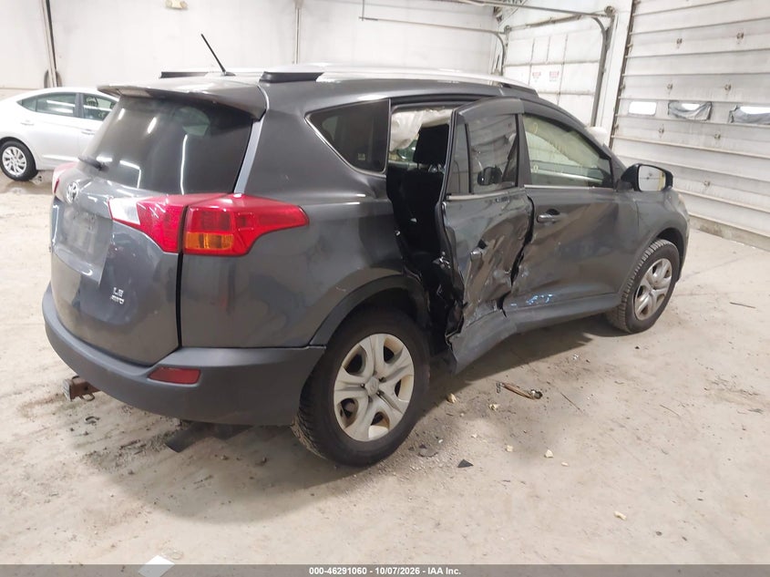 Vin: jtmbfrev4fd123172, lot: 46791223, toyota rav4 le 20154