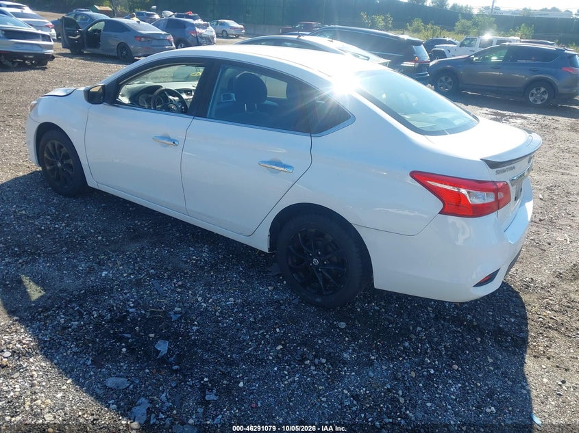 Vin: 3n1ab7apxjy317524, lot: 46791242, nissan sentra s 20183