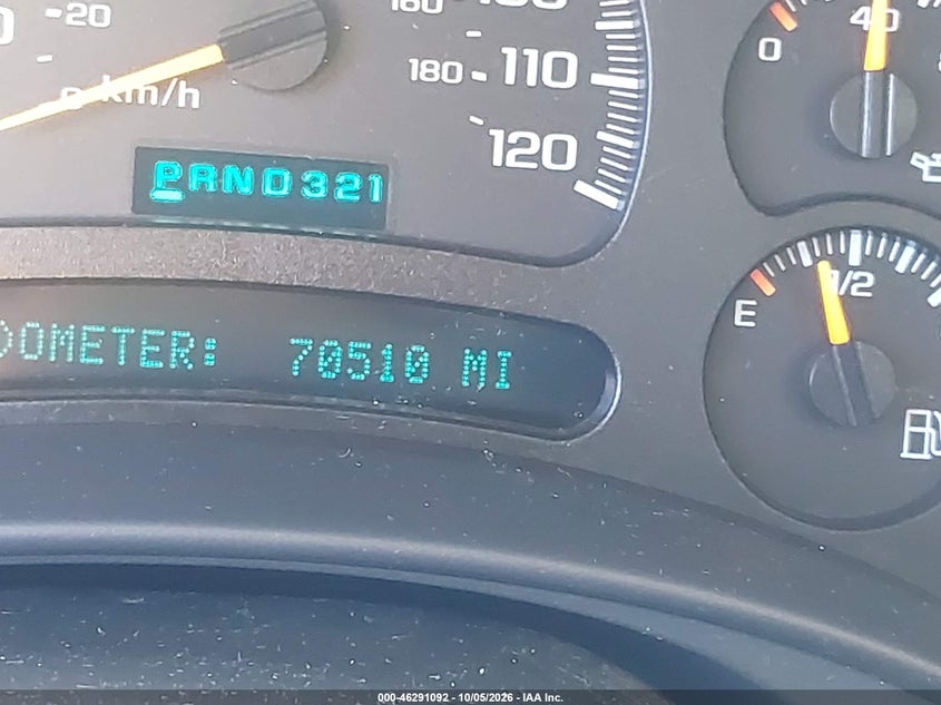 GMC SIERRA 2500HD 2005 VIN 1GTHK23U05F873260